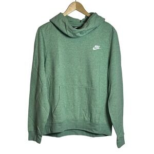 Nike Sportswear Club Fleece Funnel-Neck Hoodie Women's Size Large Activewear Gym